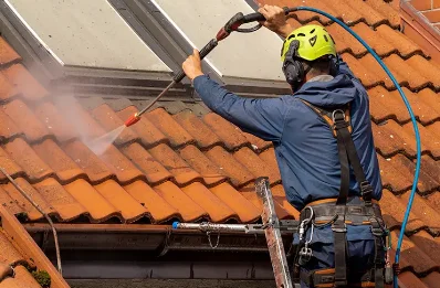 Démoussage et hydrofuge de toiture à Cabara